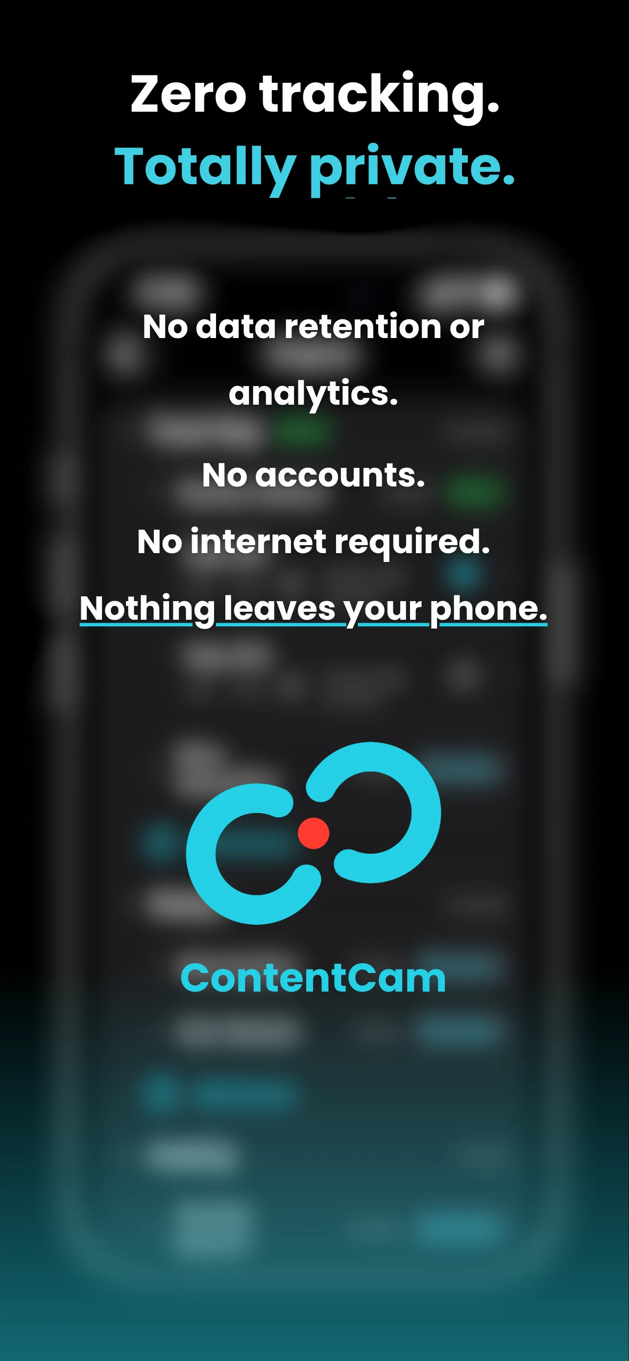 ContentCam: Dual Camera Video screenshot