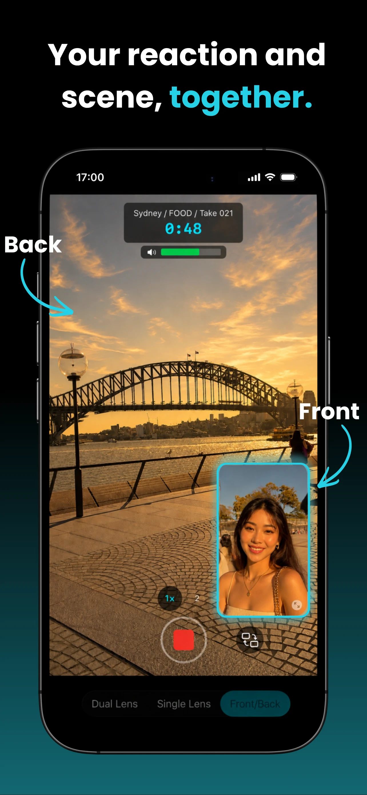 ContentCam: Dual Camera Video screenshot